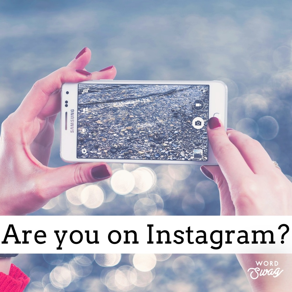 Are you on Instagram? I’d love to follow you! 📲